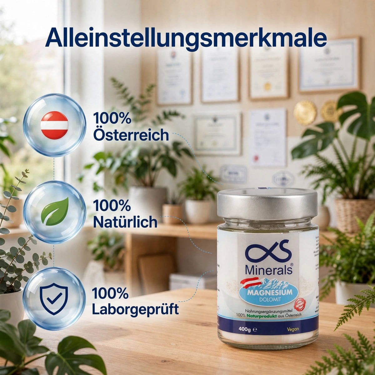 Magnesium Austria 400g