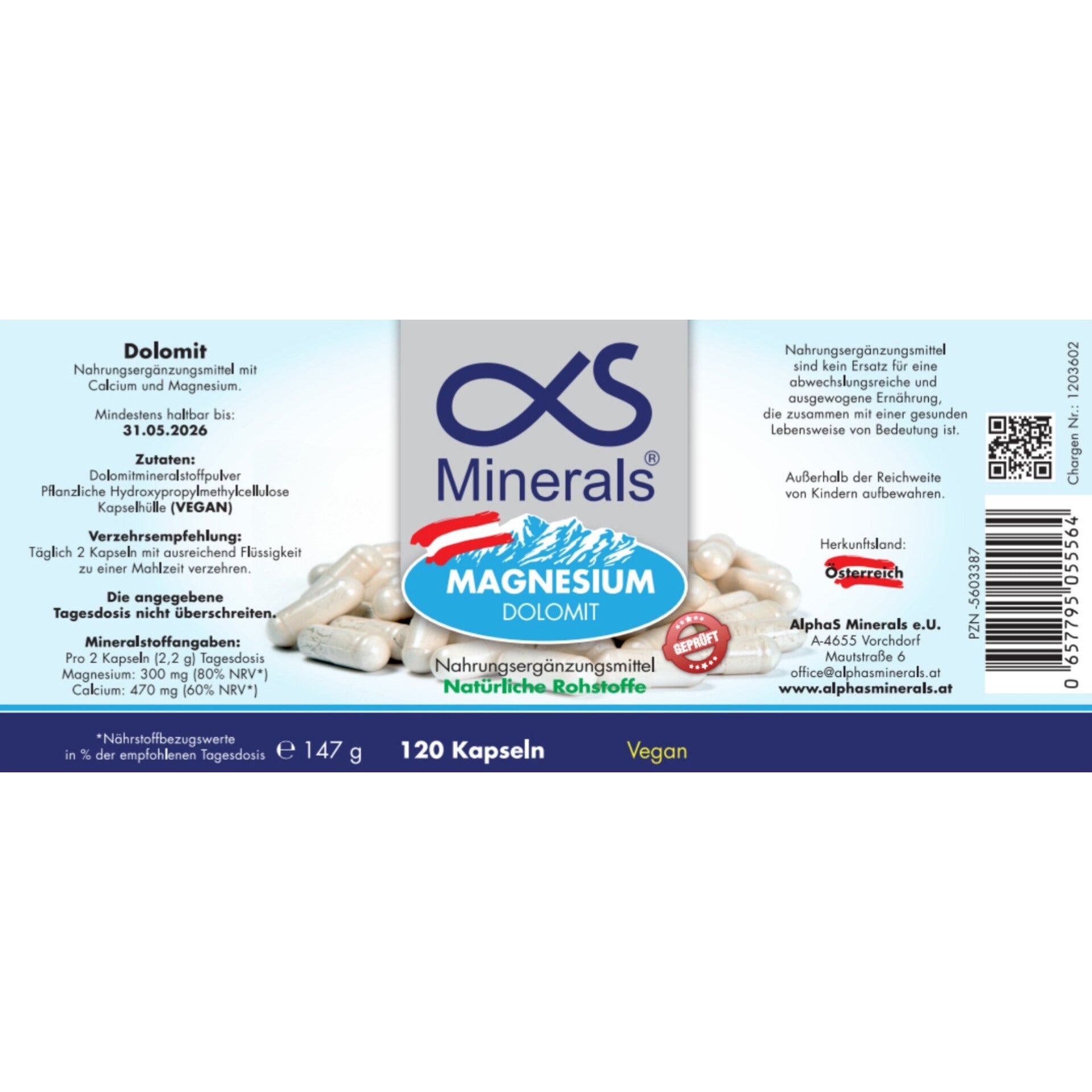 Vorteilspack: 3x Magnesium Austria 120St