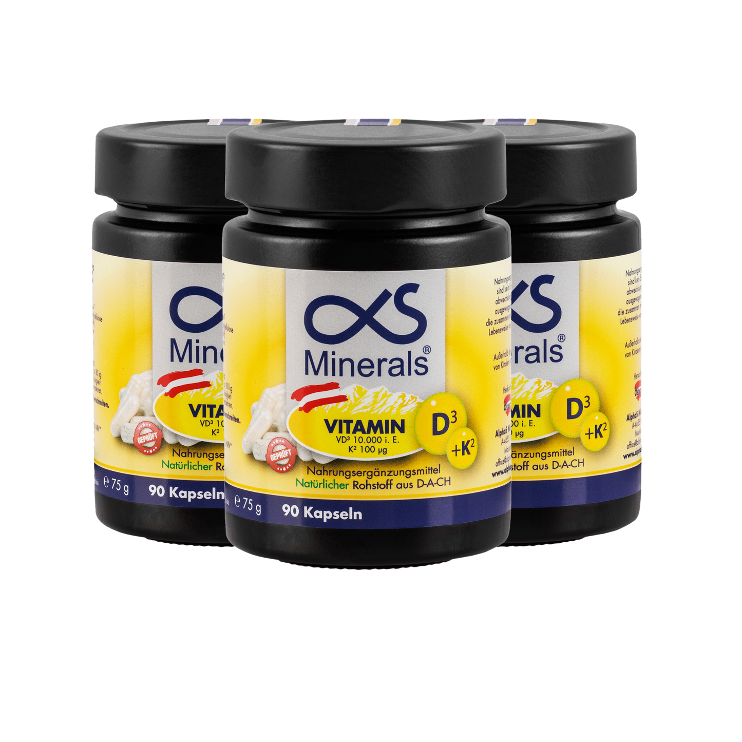 Vorteilspack: 3x Vitamin D3+K2 110St
