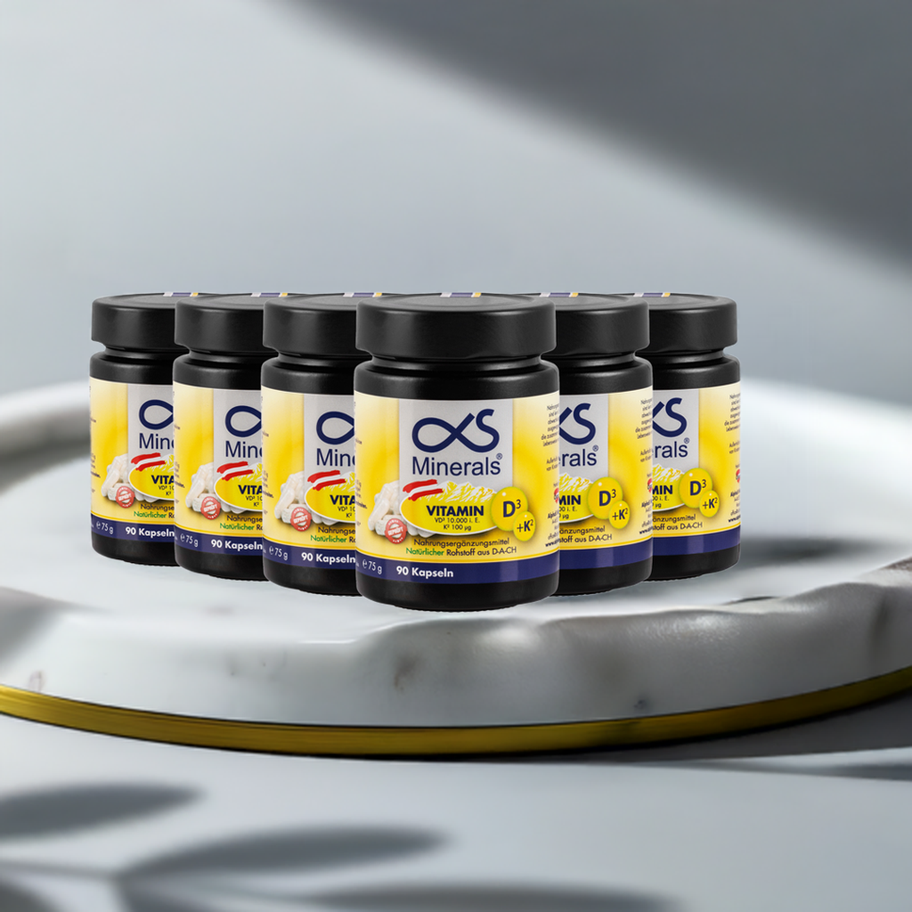 Vorteilspack: 6x Vitamin D3+K2 110St